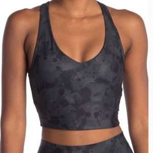 SAGE Collective Women's Sports Bra Black and Green Size Large
